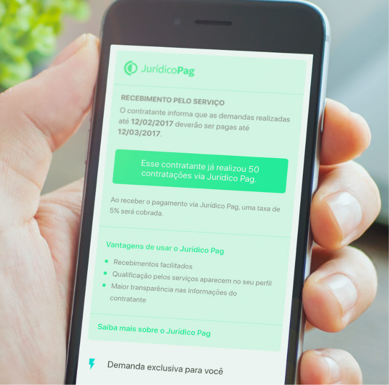 Print do aplicativo do correspondente